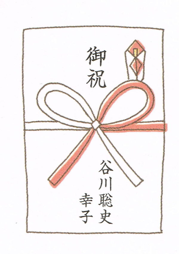 名前の書き方（夫婦連名の場合）